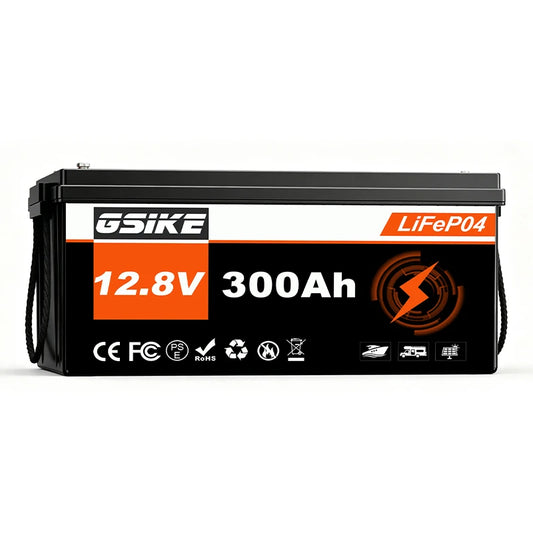 GSIKE 12.8V 300AH Lithium Energy Storage Battery for Solar Power System