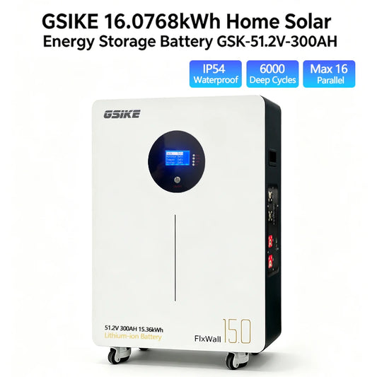 GSIKE 15KW 51.2.V 300AH LiFePO4 Battery
